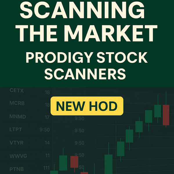 Precision Trading Criteria for Stock Scanners | Prodigy Trading Team